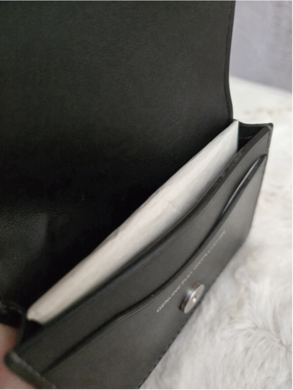 NWOT Coach Bandit Matte Black Card Case - Picture 6 of 6